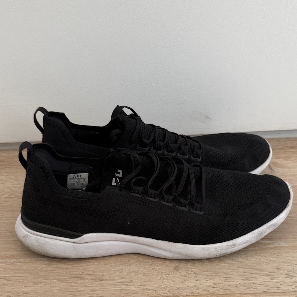 APL TechLoom Breeze Men’s Black Sneakers Sz 14